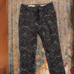Pilcro paisley pants